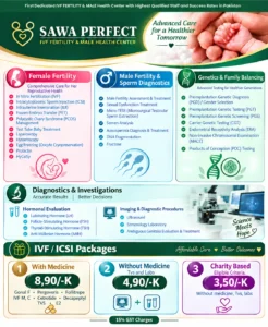 Explore advanced IVF, ICSI, male fertility treatments, and affordable packages at Sawa Perfect IVF & Male Health Center. Start your journey today!